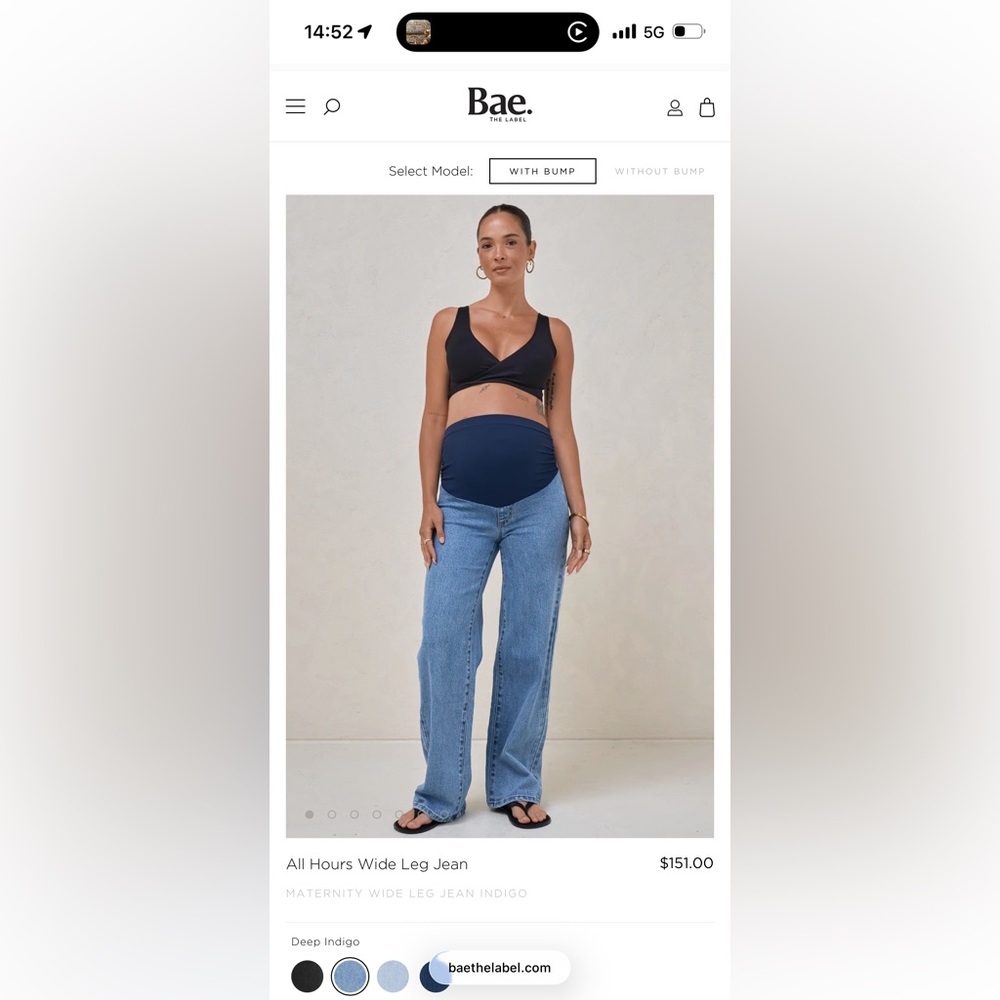 Bae. Maternity Blue Jeans